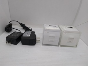 ●au ホーム スポット キューブ PXH11RWA HOME SPOT CUBE 無線 LAN ルーター Wi-Fi ルーター ネットワーク 中古　2個セット