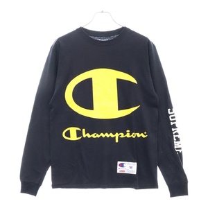 SUPREME シュプリーム 17SS Champion L/S Tee チャンピオン ロングスリーブTシャツ ブラック