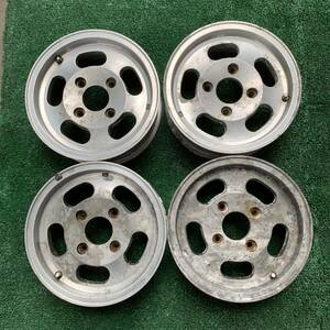 (MB130) 希少 ENKEI DISH エンケイ ディッシュ 14×5.5j +20 4穴 PCD130 ホイール4本 VW 空冷 タイプ1ビートル タイプ2 3 カルマンギャ ART