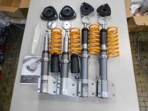 OHLINS DFV 全長調整式車高調 HAL コンプリートキット 前後の新品純正アッパー付のラアンオリジナルキット スバル インプレッサ GC8用