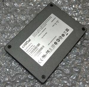 【中古パーツ】2.5 SATA SSD 1台　正常 Crucial M4-CT064M4SSD2 64GB使用時間6407H ■SSD6057