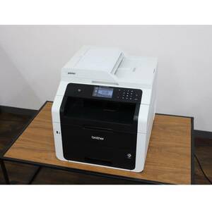 通電/印刷OK brother/ブラザー レーザープリンター MFC-9340CDW 最大用紙サイズ/A4 OA機器/複合機 FAX/スキャン 現状品 『U801ジ+』
