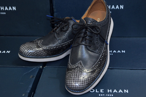 未使用 COLE HAAN (コールハーン) LUNAR GRAND LONG WING / ルナグランド ロングウィングチップ / 7.5 / 紳士靴 革靴