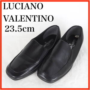 MK9337*LUCIANO VALENTINO*ルチアーノバレンチノ*レディースウォーキングシューズ*23.5cm*黒