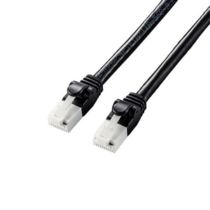 【5個セット】エレコム LANケーブル/CAT6A/爪折れ防止/7.0m/ブラック LD-GPAT/BK70X5 /l