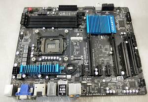 【中古パーツ】BIOS確認のみ、GIGABYTE GA-Z77X-UD3H マザーボード ＩＯパネル付　LGA1155 ■MB1756