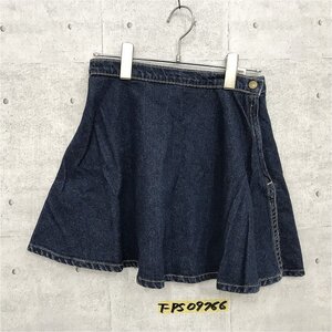 DENIM BY American Apparel アメリカンアパレル レディース ミニ フレアデニムスカート S ネイビー