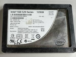 INTEL SSD 120GB【動作確認済み】3124