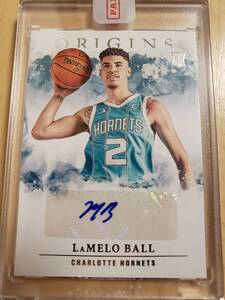 レア Rookie サイン 2020 -21 Panini Origins LAMELO BALL Auto RC / ラメロ ボール Autograph Redemption PUMA (NBA ROY 2021)