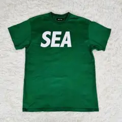 【美品】WIND AND SEA ウィンダンシー 人気 ロゴ プリント Tシャツ