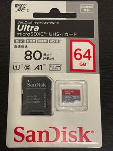 サンディスク Ultra microSDXCカード UHS-I SDSQUAC-064G-JN3MA（64GB）