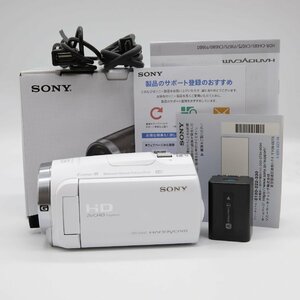 ソニー(SONY) ビデオカメラ Handycam HDR-CX680 ホワイト