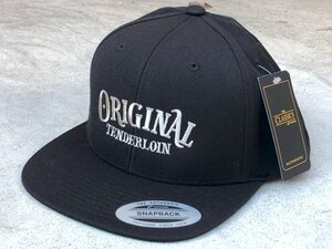 1円～1スタ 新品 正規品TENDERLOIN テンダーロイン CAP OT フラット バイザー ベースボール キャップ Original オリジナル BLACK ブラック