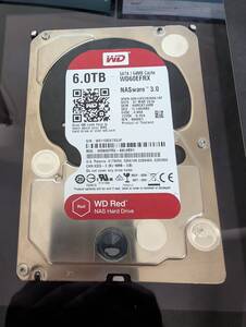 WDC WD60EFRX-68L0BN1 3.5インチ 6TB ハードディスク HDD　判定　消去済み　現状品