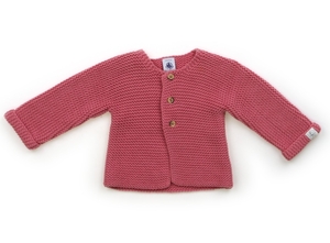 プチバトー PETIT BATEAU カーディガン 70サイズ 女の子 子供服 ベビー服 キッズ