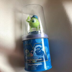 マイク　フィギュア　スチール缶　モンスターズインク MONSTERS,INC. 東京ディズニーランド　TOKYO Disneyland マイク・ワゾウスキ