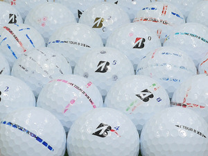 AB落書き BRIDGESTONE GOLF TOUR B XS 2022年モデル ホワイト系混合 100個セット