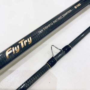 【希少美品】TIMCO Fly Tly ティムコ フライトライ フライロッド 2ピース ブラック 黒