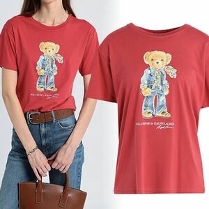 【未使用】ポロラルフローレン　ポロベアジャージーTシャツ　600レッド