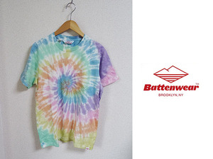 未使用タグ付き★送料無料匿名発送★Battenwear★バテンウェア★S/S Pocket Tee★半袖タイダイTシャツ