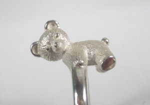 甘えん坊なクマさんsilver925◎抱っこクマ　新品　即決