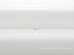 AAA 1/30ctメレダイヤ(1.90-2.0mm) 1個0.029ct販売