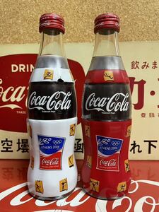 ★Coca-Cola Coke コカ・コーラオリンピック関連グッズ　アテネオリンピック未開封ボトル2種