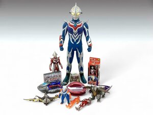 バンダイ他 ウルトラマンまとめ/ソフビ/CD/ウルトラマンネクサス/サークルアームズ 他 動作未確認/現状 中古品 ACB