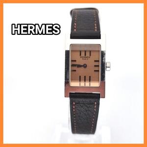 HERMES エルメス TA1.210 レディース腕時計　文字盤 オレンジ