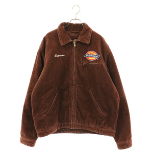 SUPREME シュプリーム 23AW × DICKIES CORDUROY WORK JACKET ディッキーズ コーデュロイ ワークジャケット ブラウン