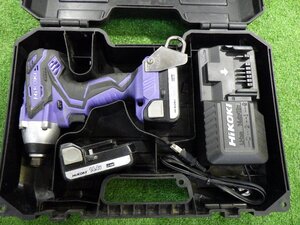 HiKOKI インパクトドライバー FWH14DGL 大工道具 通電確認済み 充電器 バッテリー 中古品