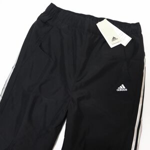 ★アディダス adidas 新品 定価11000円 メンズ 撥水 防風 ウインドブレーカー ロングパンツ ボトムス 黒 [IS0361-S] 四 零★QWER★