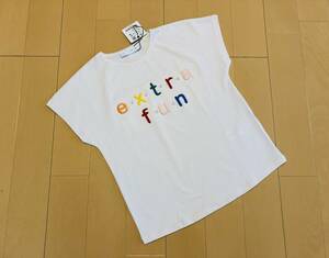 ●○ 新品 ZARA ザラ フレンチスリーブ 半袖シャツ パール Tシャツ size10 140 アイボリー ○●