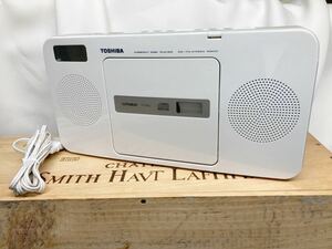 ** TOSHIBA ** 東芝 CDラジオ TY-CR22 ホワイト 動作品