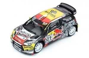 新品 イクソ 1/43 CITROEN DS3 WRC #001 S.LOEB S.LOEB 優勝 RALLYCIRCUIT PAUL RICARD 2016　シトロエン　ローブ　ixo