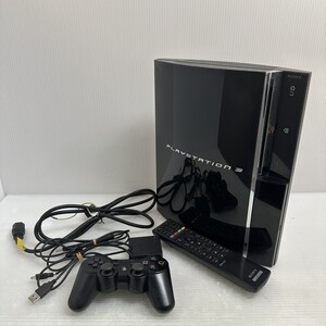 NA★1円〜中古品 通電のみ確認 SONY ソニーPlayStation3 PS3 プレステ3 CECHA00 本体 電源ケーブル コントローラー×1 ゲーム機 リモコン