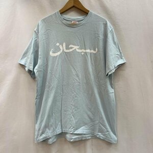 シュプリーム 23SS Arabic Logo Tee アラビックロゴ 半袖Tシャツ Tシャツ Tシャツ L 水色 / ライトブルー