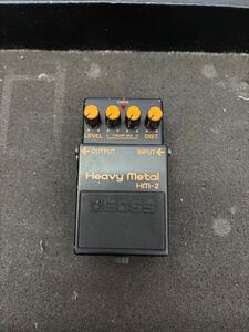 BOSS ボス エフェクター ギター HM-2 Heavy metal 中古 ヘビーメタル ディストーション　ヘビーメタル　ヘヴィメタル　本体のみ　送料無料