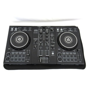 KR227323 パイオニア DJ機器 rekordbox対応 2ch DJコントローラー 2021年製 DDJ-400 ブラック Pioneer ジャンク品