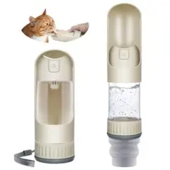 ペット水飲み器 ペットウォーターボトル 犬猫給水 ペット給水器