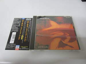 Slowdive/Just for a Day 国内盤帯付CD ネオアコ シューゲイザー My Bloody Valentine Chapterhouse Cocteau Twins Ride Lush Curve 