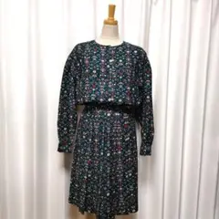 90s miss Chloe ミスクロエ 総柄 花柄 セットアップ