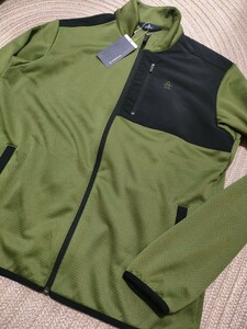 新品 定価17600 Munsingwear マンシング 長袖 ジャケット LL オリーブ グリーン 撥水 MOTION3D メンズ ゴルフ ウェア