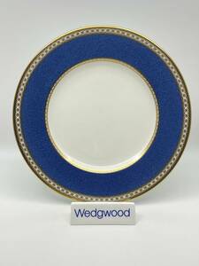 ＊レア＊ WEDGWOOD ウェッジウッド ＊RARE＊ ULANDER POWDER BLUE 22cm Medium Plate ユーランダーパウダーパウダーブルー中 プレート*T623