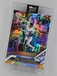 【7】超レア＆即完売！大谷翔平 2024 Topps Now 50/50 限定カード #722SP（FOIL SP）/フリーマン・イチロー・ジャッジ・実使用直筆サイン無