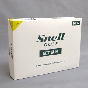 SNELL GOLF GET SUM イエロー 1箱 12球 2023年 US仕様 スネル ゲット サム ディスタンス 2ピース キング・オブ・コスパ USGA/R&A公認球適合