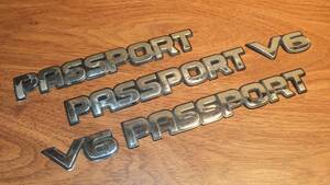 【北米仕様】USホンダ PASSPORT 1998-2005 イスズウィザード WIZARD 北米版 パスポートエンブレムUSDM高速有鉛JDM世田谷ベースヘラフラLA