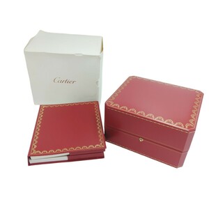 H10067 カルティエ Cartier 空箱 BOX ボックス 腕時計 腕時計用 赤 レッド ベルト 時計ケース