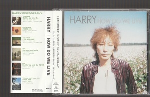 送料込み HARRY ハリー HOW DO WE LIVE 廃盤CD 帯付き THE STREET SLIDERS ザ・ストリート・スライダーズ 村越弘明