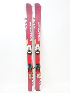 中古 子ども用 2008年頃 SALOMON SN7000 ジュニア 120cm 305 ビンディング付き スキー サロモン